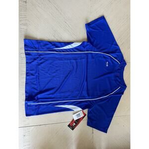 TYR Women Alliance Tech Tee Tshirt - Textured Royal Blue - Size S